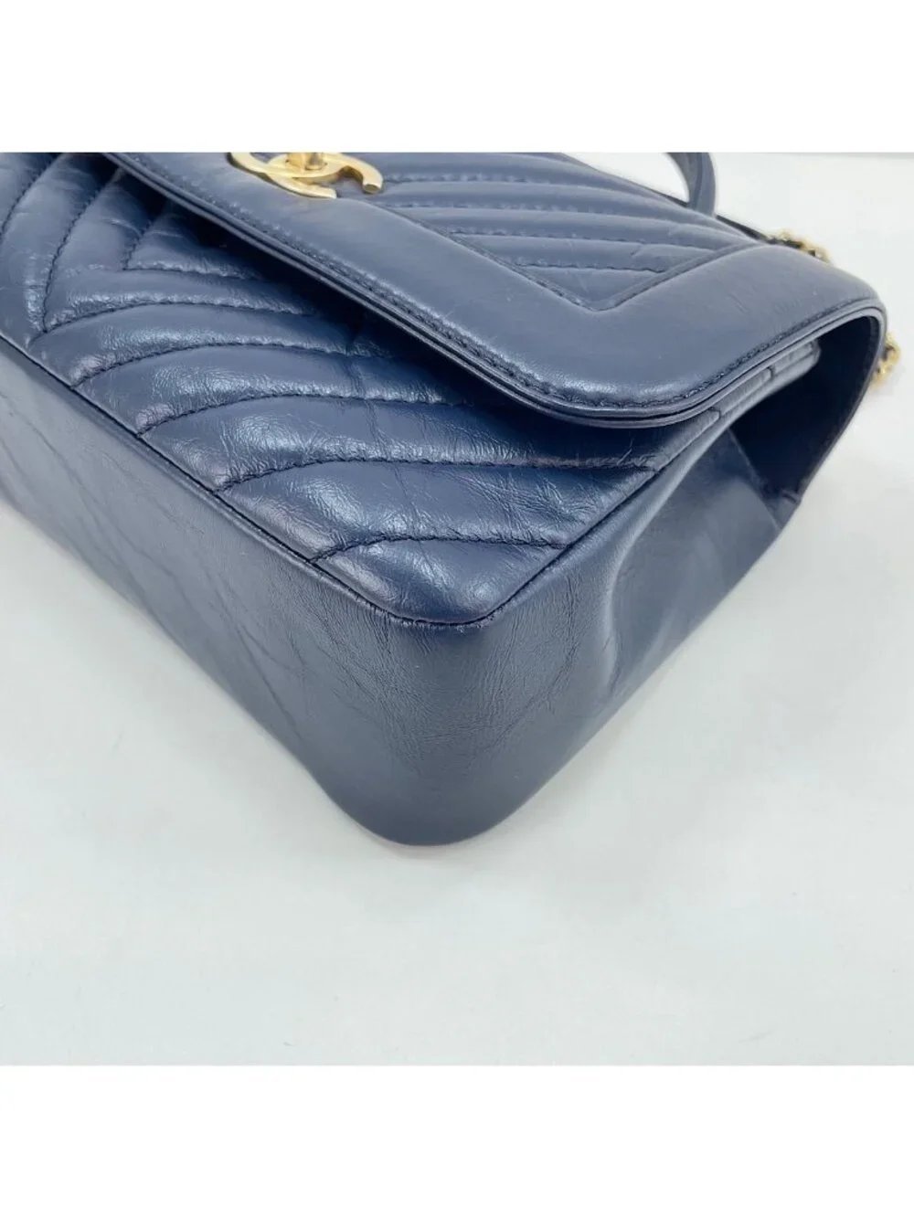 Chanel Shoulder Bag Navy